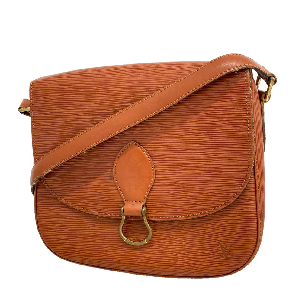 Louis Vuitton Epi Saint Cloud Shoulder Bag M52193 Kenya Brown (Women's)
